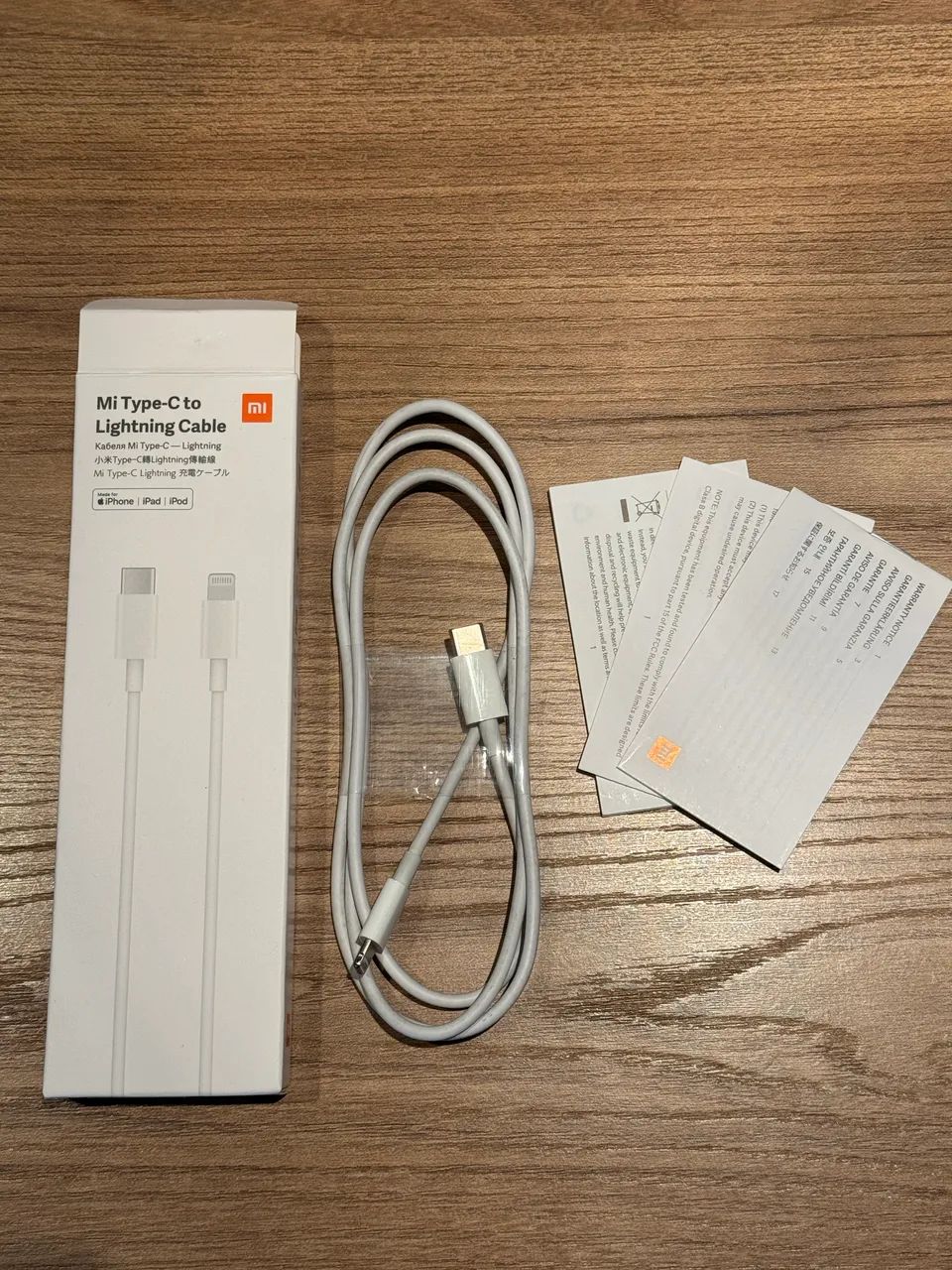 Cabo Lightning USB-C Xiaomi Original