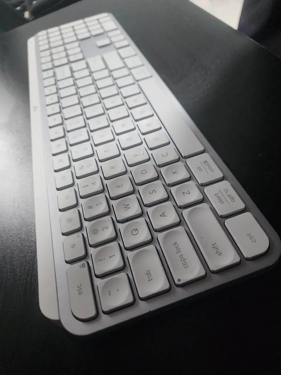 Teclado Logitech MX Keys S Branco - NOVO  - Foto 2
