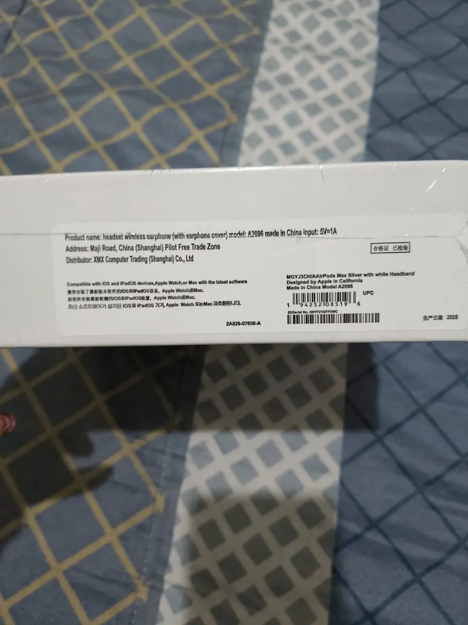 AirPods Max A2096 (Lightning) - Prata Branco - Foto 3