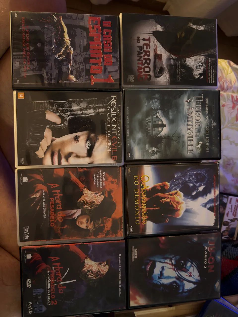 Lote de dvds de terror 