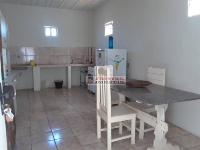 Excelente residência linear, localizada a praia de corumbau, amplo quintal, 02 quartos, ba - Foto 4