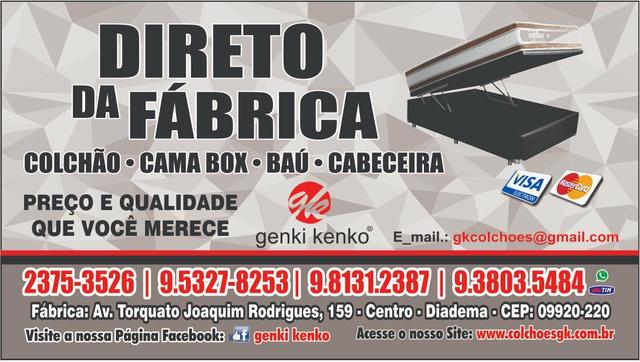 Cama casal e colchão molas direto de fábrica - Foto 2
