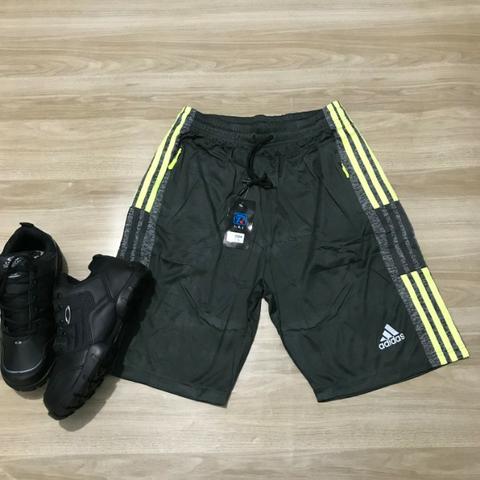 Bermudas treino moletom poliéster - Foto 4