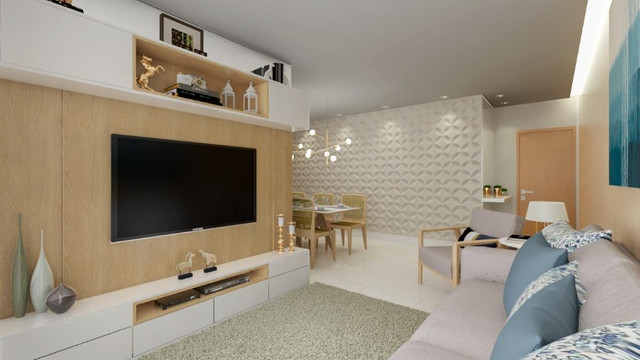 Apartamento 103 metros, m², 3 Quartos com Suíte Lazer Residencial Costa Azul, Águas Claras - Foto 12