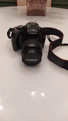 Câmera profissional  EOS Rebel T3 + 3 lentes + Flash manual + carregador de pilhas + bag - Foto 2