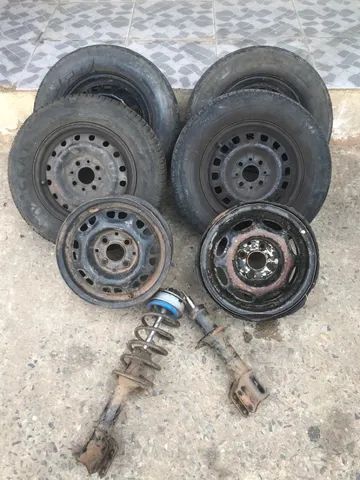 6 rodas + 4 pneus ARO 13