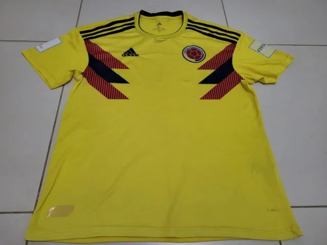 Camisa Futebol da Seleção Colômbia Adidas Copa do Mundo 2018 Rússia