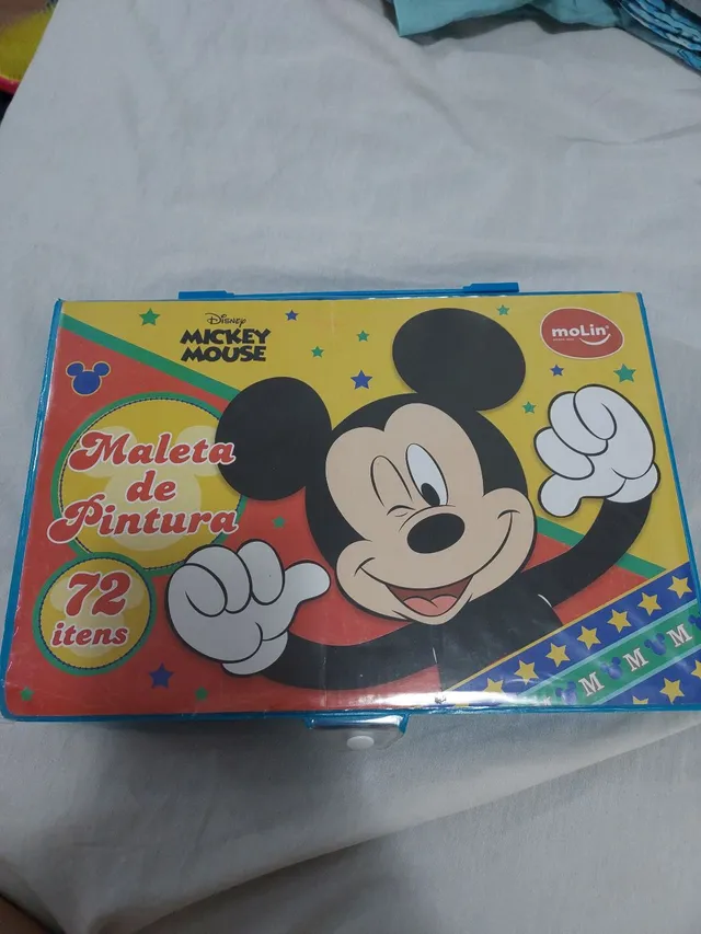 Maleta Pintura Patrulha Canina 72 Pçs + Livro Colorir Disney