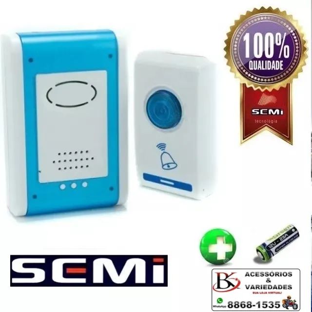 Campainha S/ Fio De Longo Alcance 100 Metros  - Foto 5