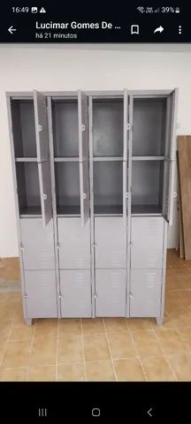 Vendo armário guarda volumes 16 portas.( Novo )Frete gratis aqui em sp  - Foto 3