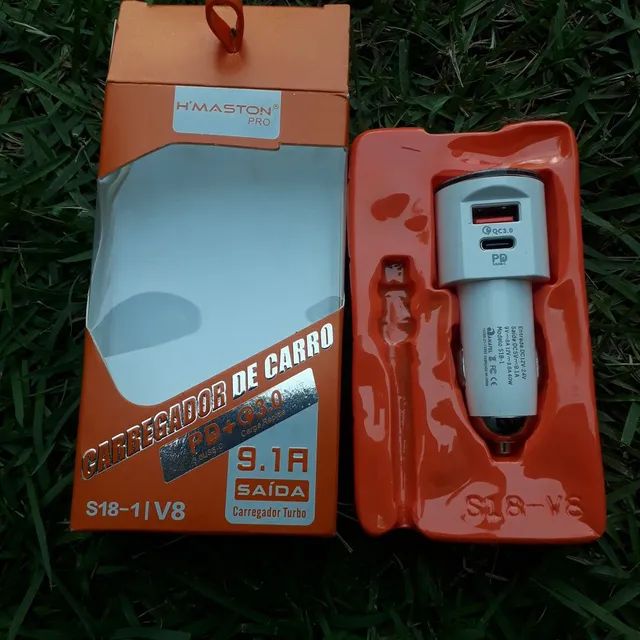 Black Fridayk! Carregador Veicular Turbo 9.1 A Saída Dupla USB e Tp C - Foto 3