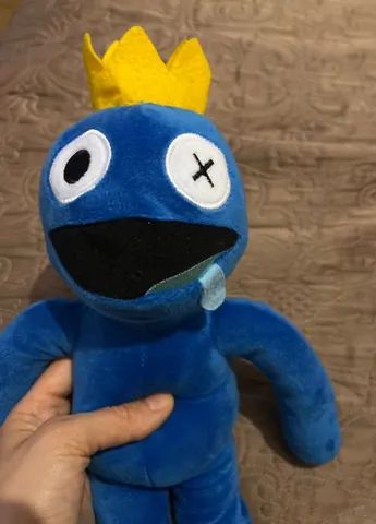 Boneco Azul Babão Amarelo Rainbow Friends Jogo Roblox Pelúcia