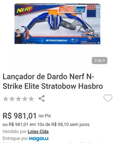 Arco Nerf 15 tiros de borracha - Foto 4