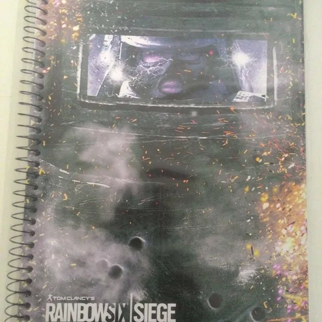 Caderno Pequeno Personalizado Rainbow Six - Com Seu Nome