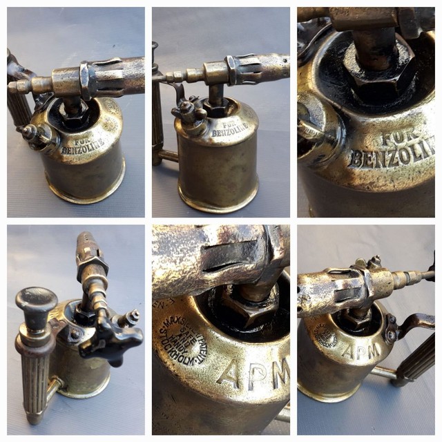 Maçarico Antigo - <br>Para  coleção <br>Made in Sweden. - Foto 6