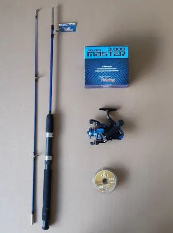 Conjunto para Pesca Média (Vara, Molinete e Linha) Promoçãooo!!!!!!!