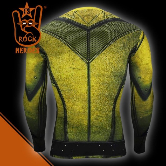 Camisa de Compressão Flash Reverso Manga Longa Rashguard Elastano - Foto 4