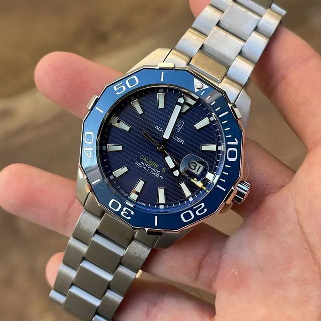 Relogio Masculino Tag Heuer Aquaracer Calibre 5 Premium Autom tico