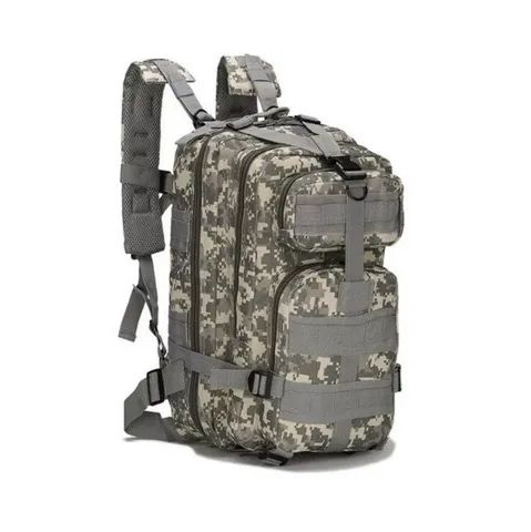 Mochila Tática Militar Assault 30l Profissional Camuflada Digital Cinza (cartão +5%) - Foto 5