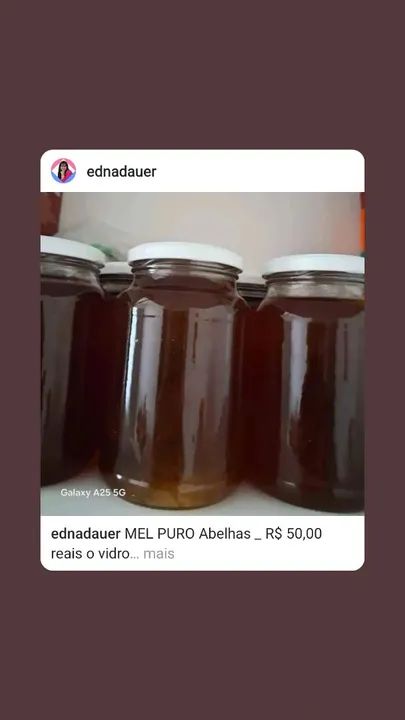 Mel Puro ( meu filho colhe mel e eu vendo) - Foto 3