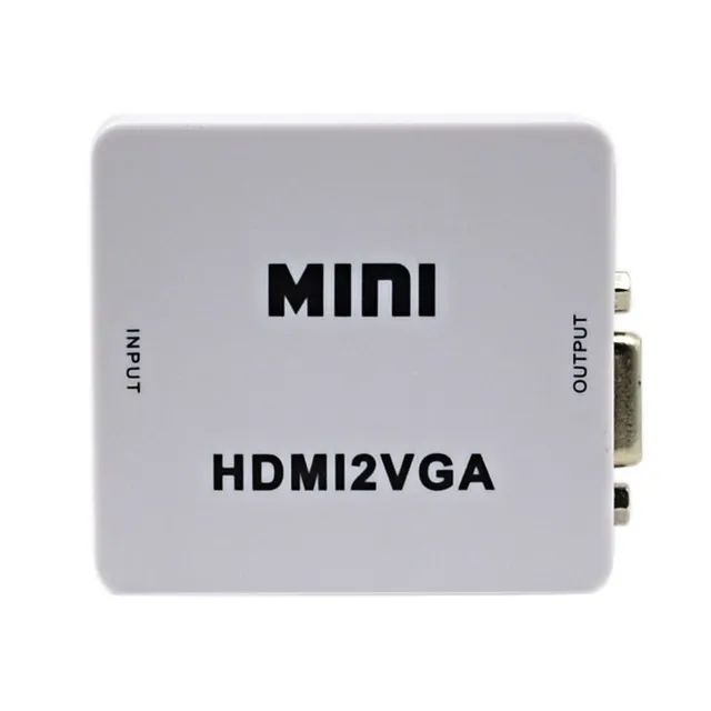 Adaptador Conversor Hdmi para Vga Transmite Áudio e Vídeo - Foto 3