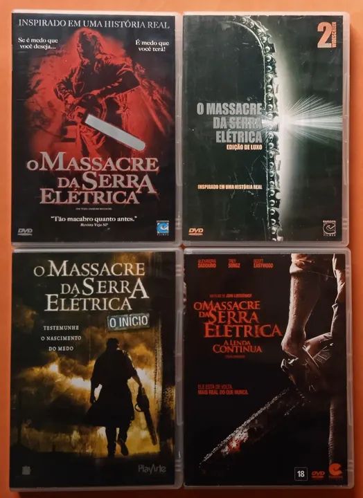 Dvd O Massacre da Serra Elétrica - Coleção 
