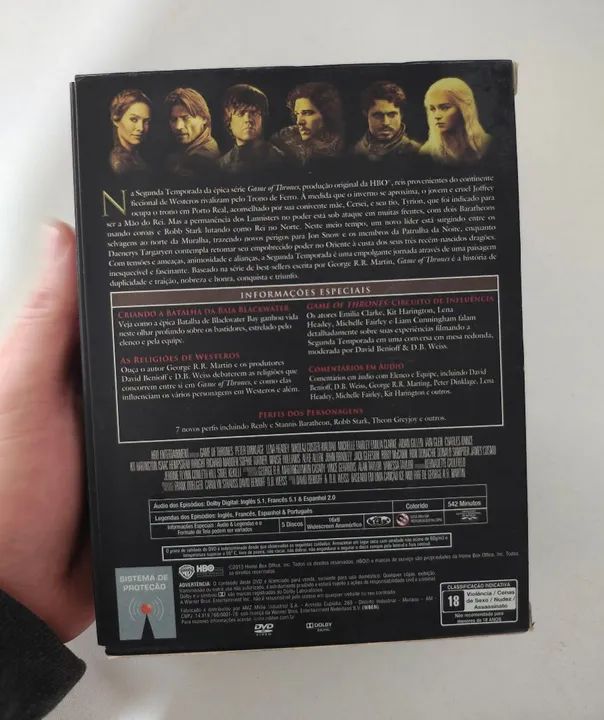 Game of Thrones - Segunda Temporada Completa - 5 DVDs - Foto 5
