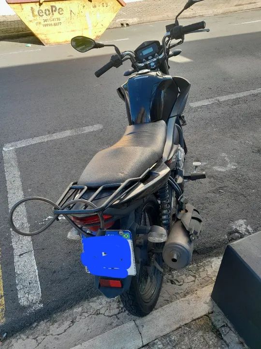 Yamaha Factor 125 2017 - Preta 8.500 - Foto 6
