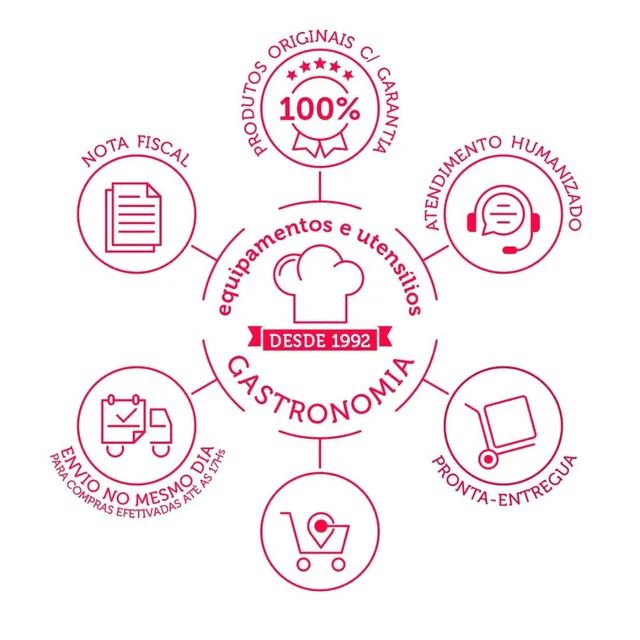 Cesto redondo, quadrado, retangular ou meia lua para fritadeira ou tacho q - Foto 6