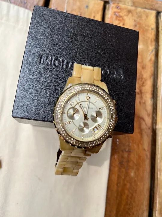 Relógio Michael Kors Madre Pérola - Foto 4