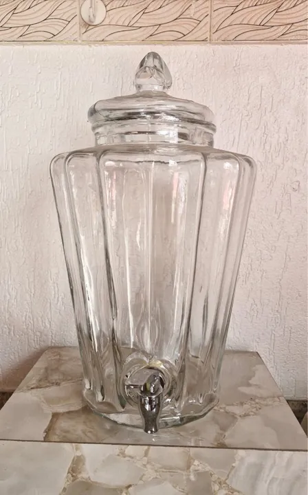 Suqueira / Garrafa de Vidro para Bebidas - 5 litros
