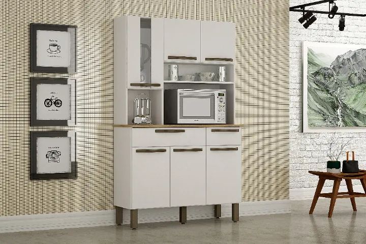 Kit Cozinha Turim 6 Portas   - Super promoção! 