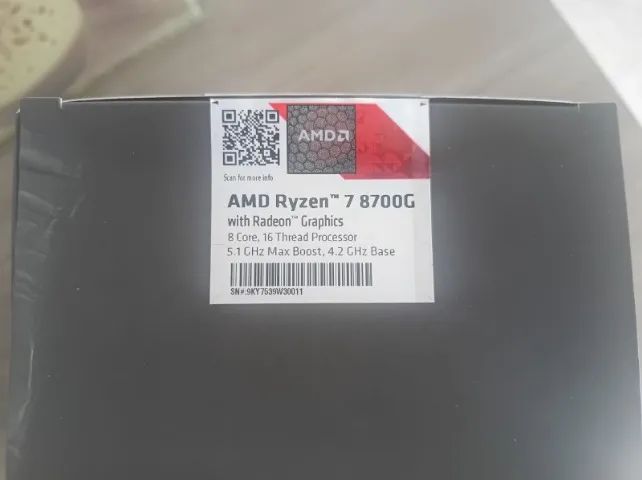 Processador AMD Ryzen 7 8700G 4.2ghz (5.1GHz Turbo) AM5 - Foto 3