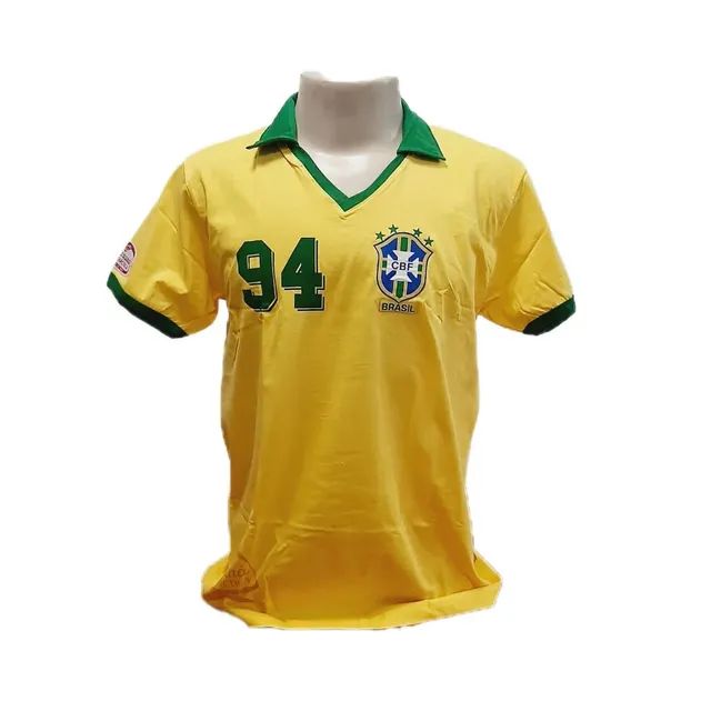 Camisa Seleção Brasil Edição Guaraná Antártica Mundial 1994 Algodão Futebol 