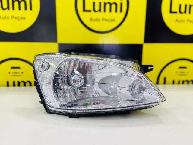 Farol principal Corsa Classic 2011 a 2016 Cromado Arteb - NOVO!!