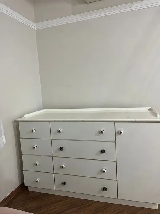 Cômoda branca de 6 gavetas - Foto 6