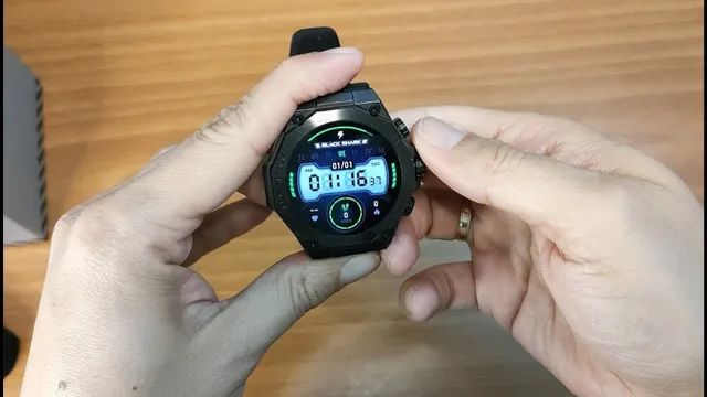 (Lacrado) Relógio Smartwatch Black Shark S1 Pro 1.43 Amoled Global a prova d'água