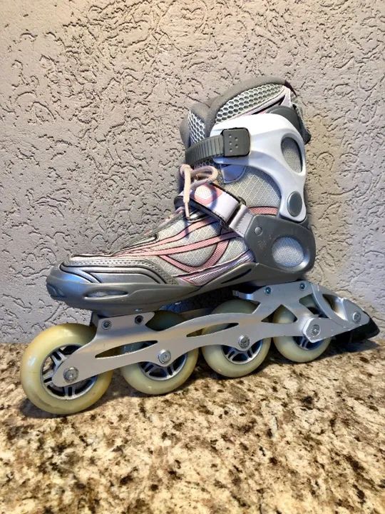 Vendo Roller Fila com acessorios de segurança - Feminino  - Foto 4