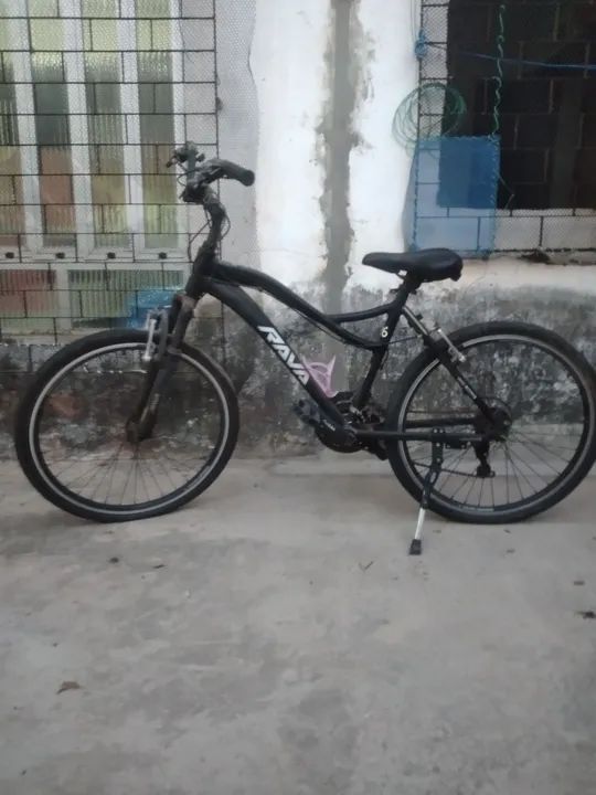 BICICLETA RAVA DE ALUMÍNIO PRETA ARO 29 - Foto 2
