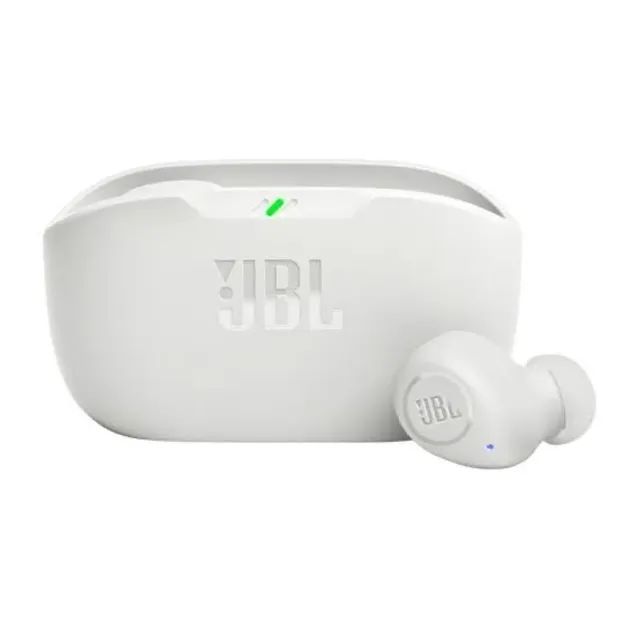 Fone de ouvido JBL Wave Buds Branco e preto  - Foto 2