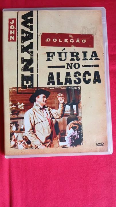 DVD - FÚRIA NO ALASCA - ( JOHN WAYNE ) - ( 1960 )
