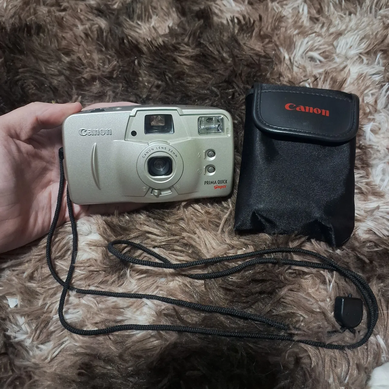 Câmera Analógica 1997 Canon Prima Quick Super (Funcionando Perfeitamente!)