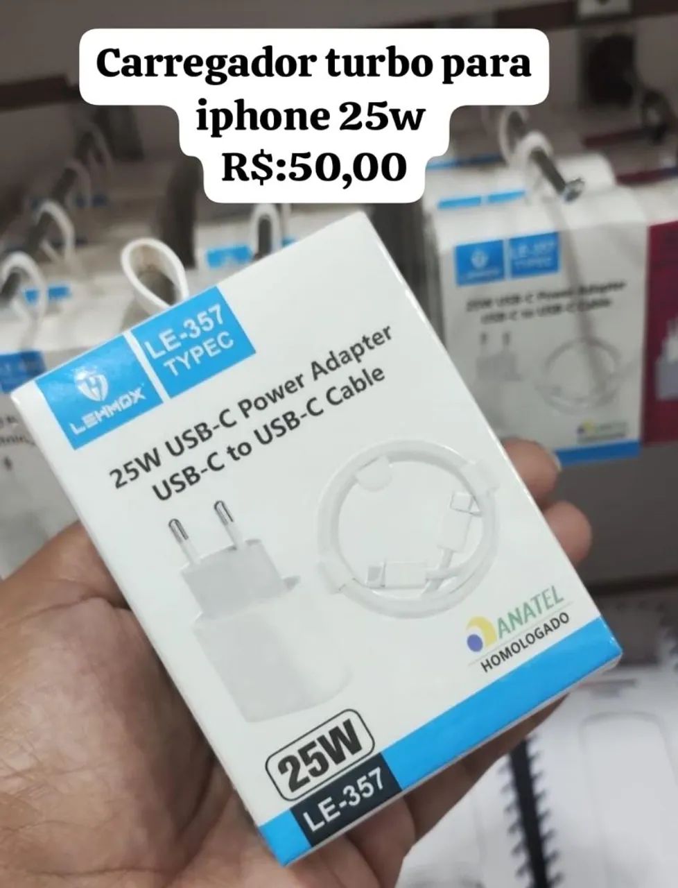 Carregador turbo 25w