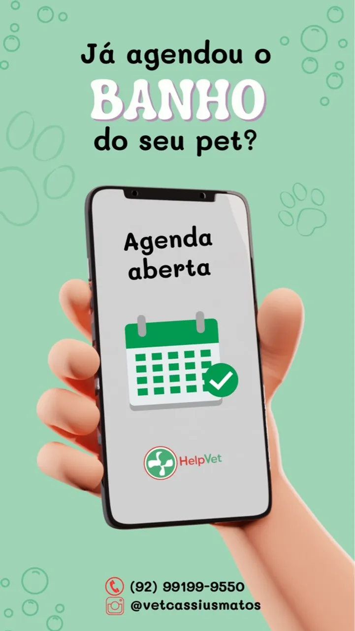 Banho, Hidratação e Tosa Higiênica para seu Pet! 