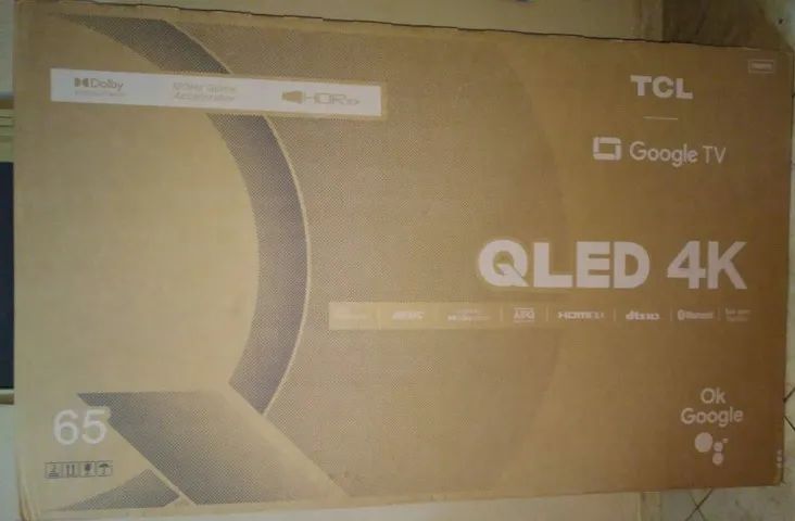 Caixa para TV 65 polegadas + Isopores / retirada e entrega na grande São Paulo - Foto 2
