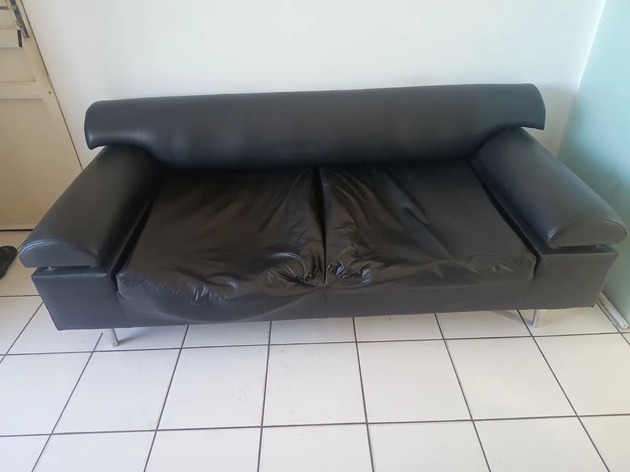 Sofa de couro legitimo 