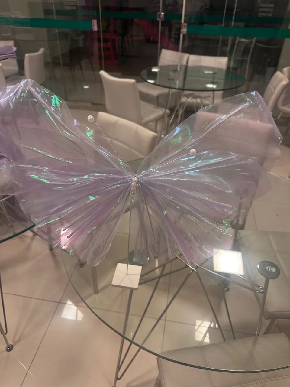 Borboleta decorativa para festa de aniversário - Foto 3