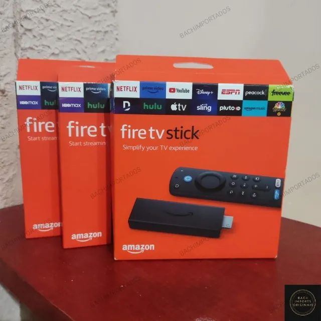 Aparelho Transforma Tv Smart Amazon Fire Tv Stick 3ª Geração Lacrado "Somos Loja" - Foto 3