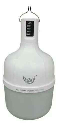 Lâmpada LED Recarregável 38W com Display de Bateria - Foto 3