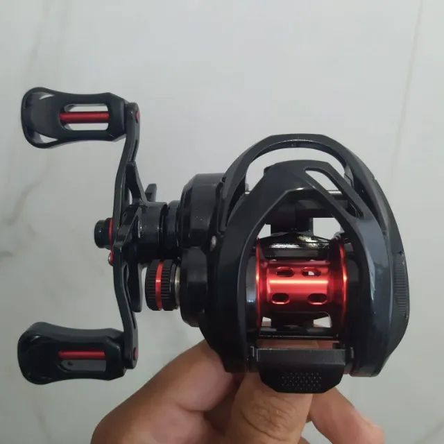Carretilha de pesca J-Barzillai PL drag 5kg lado direito ou esquerdo (nova na caixa) - Foto 5